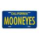 MOONEYES ( moon I z) California номерной знак голубой 