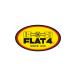 FLAT 4 ( Flat four ) german цвет переводная картинка S