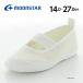  moon Star ребенок обувь спортивные туфли сменная обувь (14.0cm-27.0cm) 2E сделано в Японии водоотталкивающая отделка антибактериальный дезодорация белый TEFbare- белый school школа сверху обувь входить . входить .moonstar