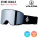 2027 VOLCOM Volcom сноуборд лыжи защитные очки STONE GOGGLE линзы : Silver Gray Asian Fit BG05M901