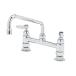 T&S Brass B-0220-061X Deck Mount Mixing Faucet, Eternas, 10 Swing Nozzle (0¹͢