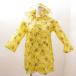  бесплатная доставка! плащ Kids Junior рюкзак соответствует желтый 110cm(F145863)