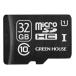  зеленый house microSDHC карта ( адаптор есть .) 32GB UHS-I Class10 GH-SDMRHC32GU