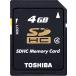 TOSHIBA SDHC карта 4GB Class4 ( внутренний стандартный товар ) SD-L004G4