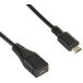  conversion expert smart phone USB extension cable data transfer charge correspondence microB male - female USBMC/CA90F
