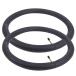 FastUU bicycle inner tube, height .. exchange bicycle tube,2 piece butyl rubber mountain bike foldable bicycle for bicycle road bike (18*2.12