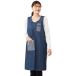 [nisen] фартук One-piece туника .... надеты ... большой размер женский 3L~4L соответствует темно-синий ( Denim )