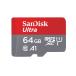 SanDisk ( SanDisk ) microSD карта 64GB Ultra UHS I смартфон для 140MB/s R SDSQUAB-064