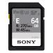  Sony SONY SDXC карта памяти 64GB SF-E64A Class10 UHS-II соответствует 