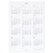 SIMPLISH STANDARD 2026 постер календарь A2 понедельник начало 12 месяцев лет простой 