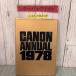 3-# Canon anyuaruCANON ANNUAL 1978 Showa 53 год 7 месяц Canon Club загрязнение иметь фотоальбом в общем .. произведение темно синий прохладный фото Grand Prix 