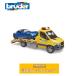 bruder blue da-MB wrecker crane &amp; roadster Roadster BR02675 toy car ... car truck wrecker car crane 