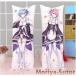 re Zero from beginning . unusual world life Dakimakura cover Dakimakura owner hole emi rear Lem both sides print manga life-size same person stylish ..pi-chis gold 