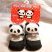  Panda эмблема имеется baby носки точка обувь рисунок [TOB020-GY]
