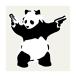  Panda DESTROY PANDA стикер 50×50 мм наклейка Banksy банк si- смартфон для автомобильный стикер персональный компьютер для чемодан для 