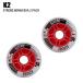 ke- two роликовые коньки Wheel K2 STROBE 80MM/85A 2 PACK L стробоскоп для замены светится Wheel 23-24. покупка 