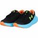 UNDERARMOUR Under Armor волна 4( черный × голубой × желтый ) 3027103 007 Junior бег обувь HYROX высокий блокировка s