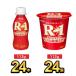 R1 R-1 Meiji Pro bio йогурт 24 шт & напиток 24шт.@( 48 шт. комплект ) здоровье эффект . кислота . напиток модель 