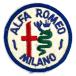  Alpha Romeo Vintage patch ALFAROMEO Vintage Patch машина нашивка Car Alfa Romeo