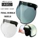 RIDEZ�@���C�Y�@Final Bubble Shield �t�@�C�i���o�u���V�[���h�@�����傫�߃T�C�Y�@�N���A�E���C�g�X���[�N�@�o�C�N�@�@���K�i�@�W�F�b�g�w�����b�g�p