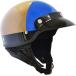  Marushin (Marushin) мотоцикл шлем половина MP-110 U.S.A POLICE STYLE american Police Gold / голубой свободный размер (57~60CM не достиг )