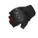 15 день купон распространение Komine Komine мотоцикл перчатка Gloves GK-242 защита сетка половина палец перчатка черный / красный 2XL размер 06-242/BK/RD/2XL