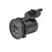  Lead промышленность LEAD для мотоцикла аксессуары iMMER I ma- серии KS-258A USB зарядка гнездо High Power двойной USB порт (1A+2.1A) установка DC12V машина специальный 