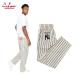 COOKMAN Cook man Chef Pants Semiwide Chef Pants Semiwide NLBM BROOKLYN EAGLES Semi-wide брюки "теплый" белый полоса длинный 131-61872