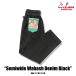 COOKMAN Cook man Chef Pants Semiwide Wabash Denim Blackshef брюки wobashu Denim длинный 231-53820