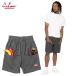 COOKMAN Cook man Chef Pants Short Front Pocket Herringbone Stripe Charcoalshef брюки Short "в елочку" полоса уголь 231-62919