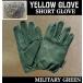 YELLOW GLOVE желтый перчатка Short перчатка SHORT GLOVE / MILITARY GREEN милитари зеленый весна лето осень для простой одноцветный простой короткий 