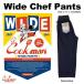 COOKMAN Cook man Wide Chef Pants широкий shef брюки Denim Navy Denim темно-синий длинный 231-11841