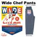 COOKMAN/ Cook man Wide Chef Pants широкий shef брюки [Hickory Navy]( унисекс ) Hickory темно-синий 