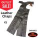 [ outlet! бесплатная доставка!]HOT LEATHERS телячья кожа кожа chaps CHM1001- черный - размер XS