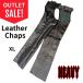 [ outlet! бесплатная доставка!]HEAVYkau кожа chaps XL с карманом 