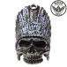  большой размер Biker bell Indian Skulll амулет *. исключая .* Biker * gremlin bell *ga-ti Anne bell индеец Skull 