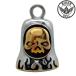[ бесплатная доставка!] Biker bell SKULL FLAME GOLDl амулет *. исключая .* Biker * gremlin bell *ga-ti Anne bell 