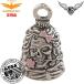 [ бесплатная доставка!] американский производства ga-ti Anne bell [ Lady Skull Pink Enamel ] амулет . исключая . Biker GUARDIAN BELL