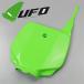 * выставленный товар KX85/'98-'13 UFO передний номерная табличка зеленый осмотр / обтекатель / экстерьер / номер (UF-3712-026)