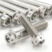 vV-MAX1700/RP22J 2009-2017 titanium комплект болтов генератор крышка двигателя гонки спецификация модель серебряный /1 2 шт set (YA6003GSI)