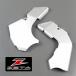 *CRF250R/'14-'17 CRF450R/'13-'16 ZETA frame guard / frame cover exhibition goods (ZE52-0042)