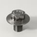 * выставленный товар NINJA250/R/300/Z250 ZETA/ Gita CNC вынос руля болт titanium цвет M16×22-P1.5 (ZS58-1208)