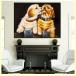 5D�h�J �_�C�������h �A�[�g Dog �� ��������� �����}�� ���u  �ǂɓ\��t���[�� �r�[�Y�G�� DIY ���� ���_�� ��|�L�b�g �Ǐ��� �}�� ���� �C���e���A �֘A�摜4