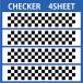  цвет модификация OK * самоклеящиеся разрезные буквы CHECKER 4SHEET разрезное полотно * наклейка * переводная картинка контрольно-измерительный прибор *.. рисунок * город сосна узор 