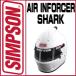 USA Simpson four wheel for helmet SIMPSON AIR INFORCER SHARK( air Info -sa- Shark )