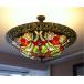 A24518 stained glass. pendant light gorgeous ceiling lighting stained glass lamp glasswork goods 