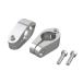 poshu лицо quick release скоба зажим 22.4mm размер 2 шт. комплект цвет серебряный производитель наличие есть POSH Faith