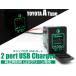 200�n �n�C�G�[�X 4�^ 5�^ �g���^ A�^�C�v USB �d�� 2�|�[�g �L���b�v�t �X�C�b�`�z�[�� �p�l�� �}���[�d LED �O���[�� �|�[�g�X�C�b�`/103-10
