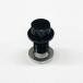 MOTOSPORTS aluminium сливной болт черный M12×L15×P1.5 1319-OMB03BK