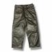 saby скумбиря i21AW SUPER BIG PANTS - Washable lamb touch skin - super большой брюки 21A-031807 черный L 13980M